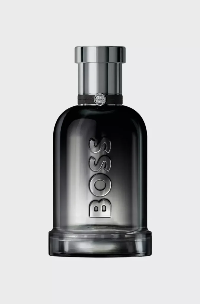 best perfume company in dubai boss black grey combination botttle