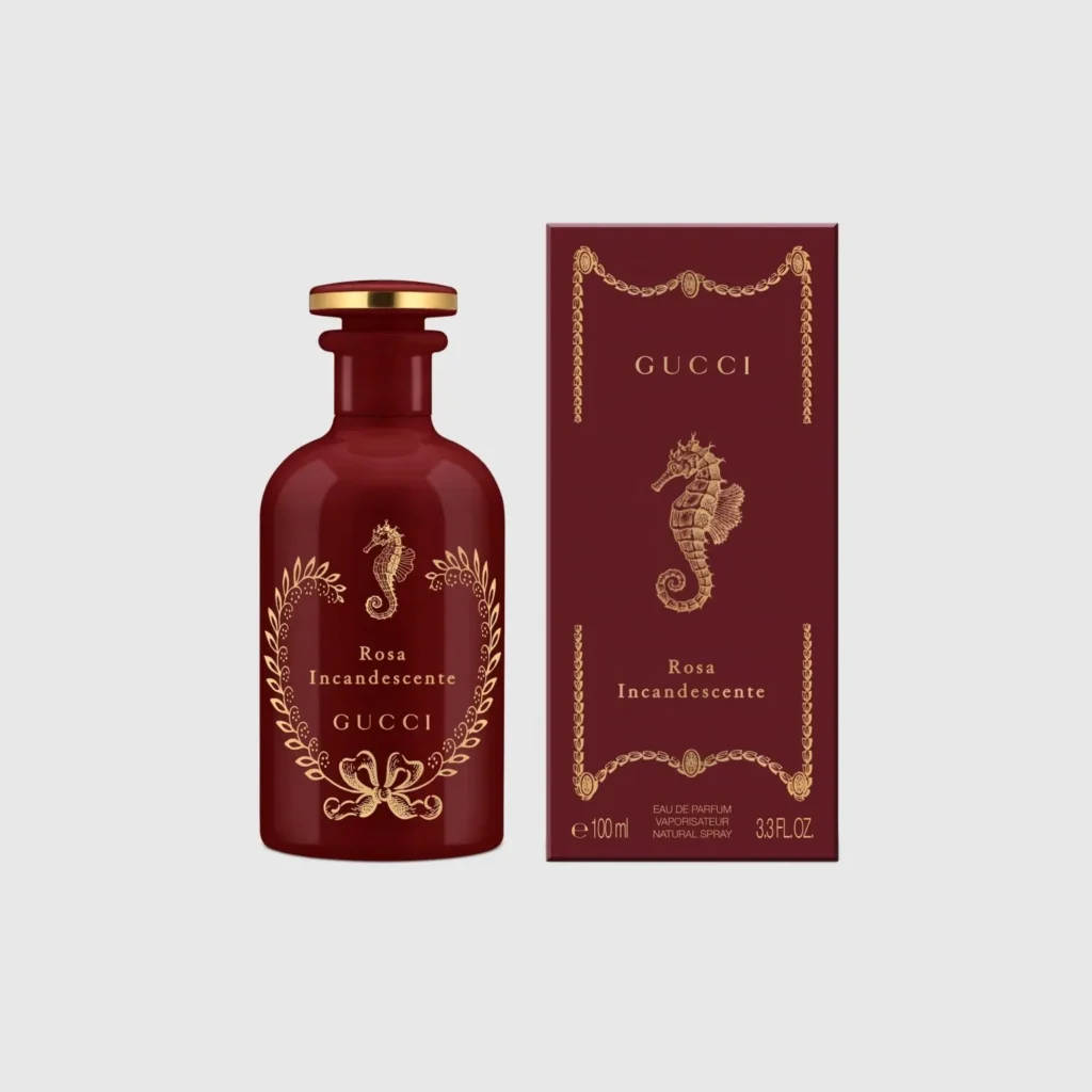 best perfume company in dubai gucci rosa incandescente bottle